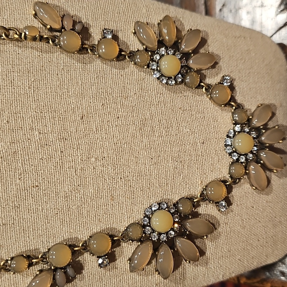 GUC J. Crew Stone/Rhinestone Necklace